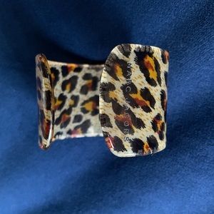 Marc Jacobs Leopard Cuff Bracelet